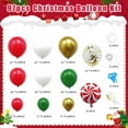 Christmas Paper Plates with Balloon Arch Kit Christmas Dinnerware Party