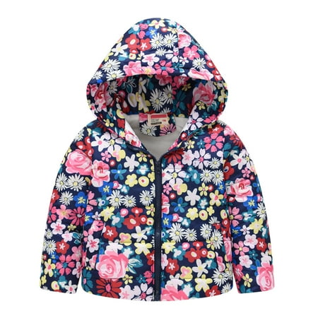 

Sales Honeeladyy Baby Winter Clothes Toddler Kids Baby Grils Boys Autumn Print Jacket Zipper Hooded Windproof Coat Top Back to School