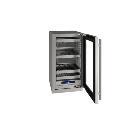 U-Line - 5 Class 10-Bottle Wine Refrigerator - Stainless steel