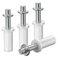 thumbnail image 4 of 4 piezas Bifold Kits de herramientas de reparación de para puertas de armarios para puertas Acero inoxidable Fácil de instalar pieza Estilo C BLESIY Conector de pista de hardware, 4 of 6
