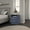 Blue#895, variant on Wooden Nightstands Nightstand, Single Door Cabinet, Metal Handle, One Shelf, Superior Top, Black,Bedside Nightstands