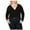 black, variant on I.N.C Womens Faux Wrap Bodysuit Jumpsuit, Black, Plus Size, 3X