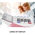 thumbnail image 4 of Desktop Calculator Business Standard Function, Big Button, 12 Digit, Large Lcd Display, Solar/Battery Dual Power, Memory Function For Home And Office Financial Accounting, White, 4 of 4