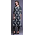 thumbnail image 4 of Bimba 3/4 Sleeve Kurta Printed Straight Kurti Summer Clothing For Women, 4 of 6