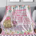 thumbnail image 2 of 18th Birthday Gift for Girl Blanket 50"x60", Gifts for 18 Year Old Girl, 18th Birthday Decoration for Girl, 18-Year-Old Girl Gift Idea for Birthday Throw Blanket, 2 of 6