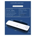 thumbnail image 3 of GD-287 A4 Photo Laminating Machine Automatic Thermoplastic Film Sealer Household Small Office Document Laminating Machine ,Fast Heat, 3 of 5
