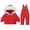 08Red, variant on Hicidod Snowsuit Toddler Waterproof Hooded Cute Pirnted Baby Down Jacket & Ski Bib Pants Set Winter Warm Snow Suit for Kids