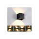 thumbnail image 4 of Juego de 2 luces LED de pared para exteriores Bcc de 12 W, luz de pared para exteriores ajustable en ángulo, blanco cálido 3000 K IP65 resistente al agua, aplique de pared moderno para sala de estar, dormitorio esquí esquí Gafas de esquí, 4 of 5