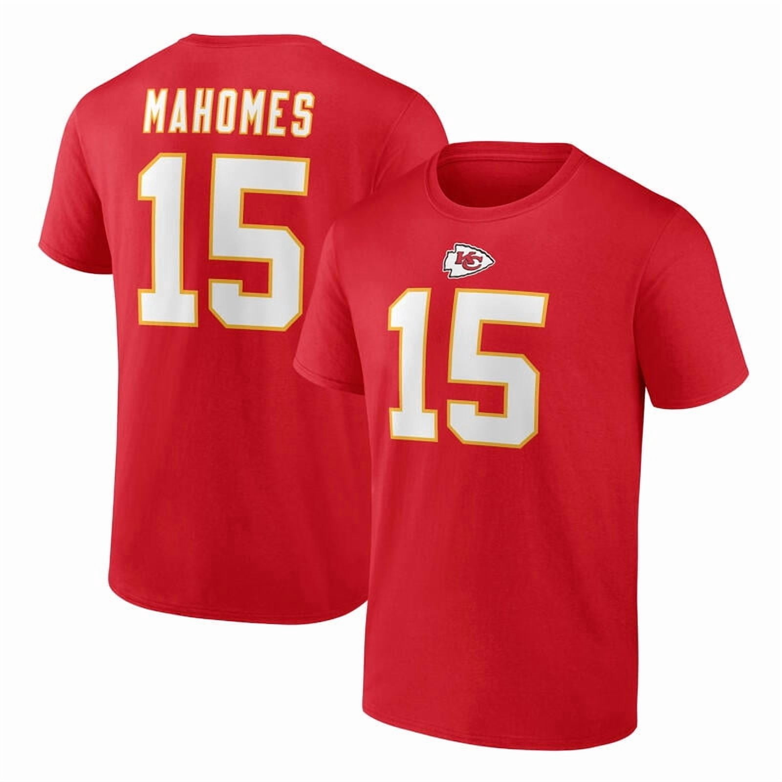 NFL Patrick Mahomes Kansas City Chiefs Mens Name & Number Short Sleeve Tee