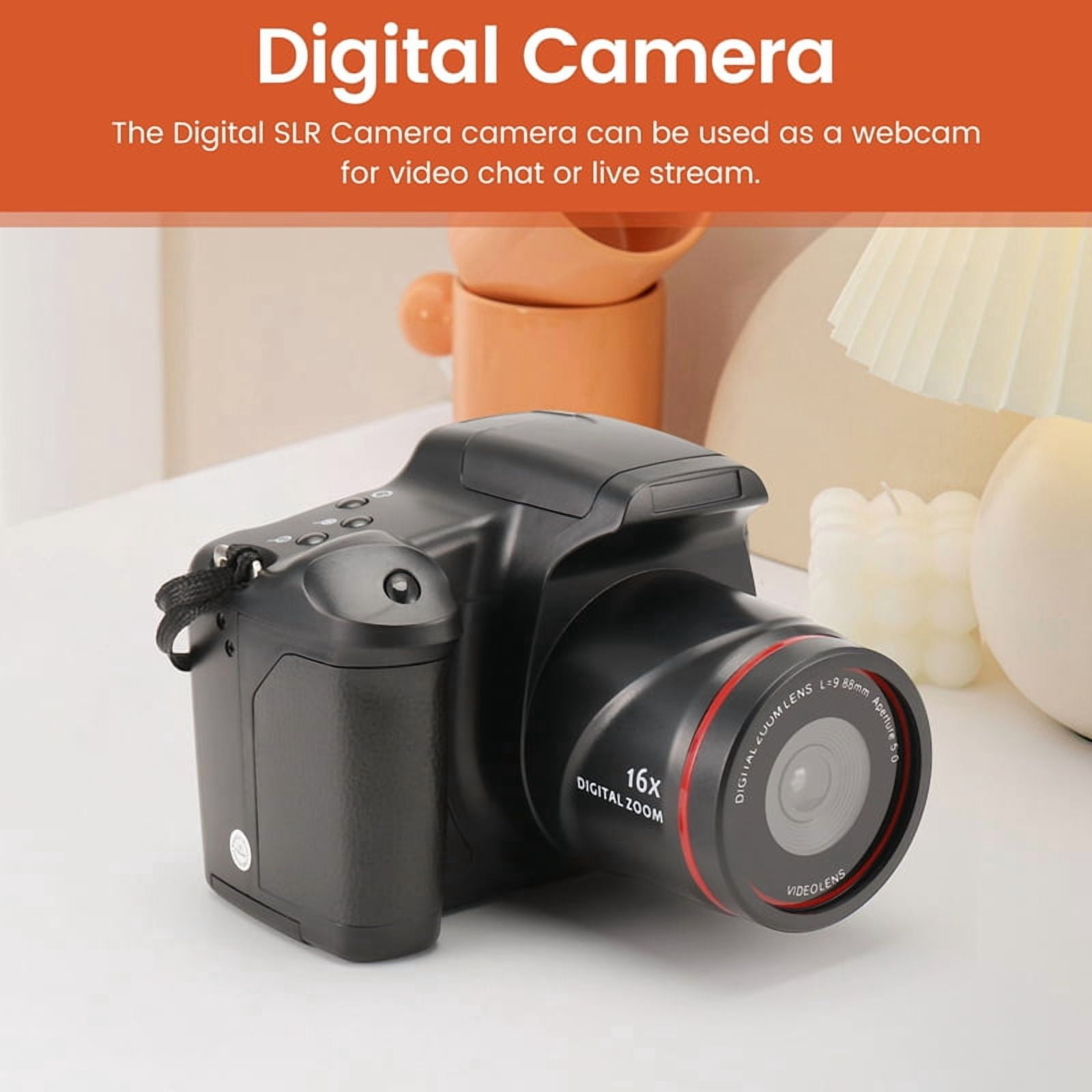 Digital Camera Vlog Camera Photography 16X Digital Zoom 720P HD SLR Camera Anti-Shake y14201