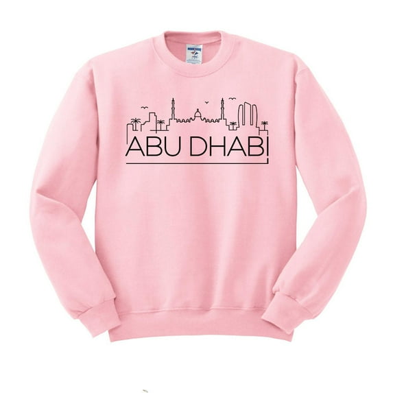 Skyline Abu Dhabi Sweatshirt Unisex 3X-Large Pink