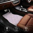 thumbnail image 6 of Yiaed Shells Pearl Print Carpet Floor Mats for Cars, Auto Accessories Front & Rear Car Floor Mats Car Floor Foot Mat Sets of 4 Pieces, 6 of 7