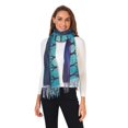 thumbnail image 2 of FORMRS Womens Scarf Winter Soft Long Big Warm Shawls Wrap Tassel Scarves, Purple Moonlight Forest, 2 of 9