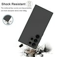 thumbnail image 3 of Samsung Galaxy S24/S24 Plus/S24 Ultra/S24 Cases Cover Cute, Tekcoo Anti-Slip Liquid Silicone Gel Rubber Bumper Case Soft Microfiber Lining Cushion Slim Hard Shell Shockproof Protective Case -Black, 3 of 10