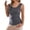 Grey, variant on Breezora Soft Women's Double U Neck Modal Tank Top Slim Fit Stretchy Camisole Layering Piece For Summer Underwear Or Layered Outfits L Size Beige