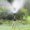A, variant on Rotating Tripod Sprinkler 360 Automatic Rotating Irrigation Stand Tripod Water Sprinkler for L Awn