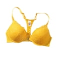 thumbnail image 4 of Yuanlong Womens Push Up Bras Front Closure Underwire Lightly Padded Floral Lace Bralette Adjustable Strap Everyday Comfort Bras, 4 of 4