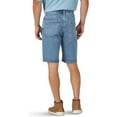 thumbnail image 3 of Wrangler Authentics Men's Classic Relaxed Fit Five Pocket Jean Short Color-Light Wash Flex, Size 32-54, 3 of 5