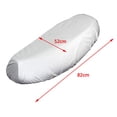 thumbnail image 3 of Funda de cojín para asiento de motocicleta, impermeable, con protección solar, para vehículos Plata L, 3 of 9