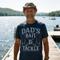thumbnail image 4 of Mens Funny T Shirts Dads Bait and Tackle Sarcastic Fathers Day Graphic Novelty Fishing Tee for Men Graphic Tees, 4 of 9