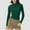 Green, variant on NTACZA Fall Tops for Women Thermal Slim Fit Green Crewneck Undershirt Ribbed Long Sleeve Basic T Shirt Women Shirt L
