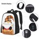 thumbnail image 3 of Fotbe Autumn Gnomes Set Escolar 3 en 1 para Niños - Mochila Duradera con Lonchera Aislante y Estuche para Lápices - Mochila Escolar para Niños y Niñas, 3 of 7