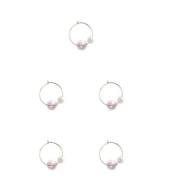 Qarigey 1 par de aretes de aro, aretes estéticos, joyería de moda para vacaciones en el Club nocturno, regalos personalizados de cumpleaños, Type2 NO2