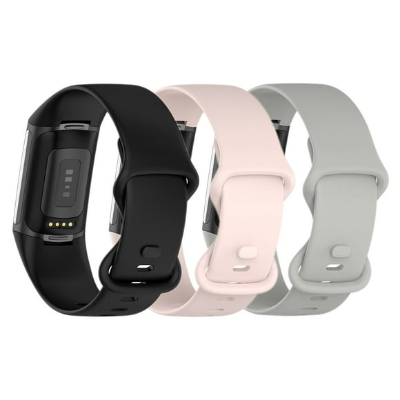Tianle 3 Pack Compatible with Fitbit Charge 3 / Charge 4 Bands for Women, Slim Soft Silicon Replacement Bands for Fitbit Charge 3/Charge 3 SE/Charge 4 Women Men