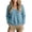 Sky Blue, variant on V Neck Sweater for Women, Fall Lightweight Knit Long Sleeve Pullover Sweaters Vintage Crochet Tops Solid Color Modest Cute Sweaters Soft Sweaters for Women Trendy Interview Outfits,Green,M