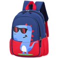 thumbnail image 1 of Mochila de viaje para niños pequeños en edad preescolar Mochila impermeable de dibujos animados lindo y fresco (Rojo dinosaurio) JFHHH pequeña, 1 of 5
