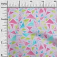 thumbnail image 1 of oneOone Cotton Cambric Light Violet Fabric Triangle Diy Clothing Quilting Fabric Print Fabric By Yard 56 Inch Wide-532, 1 of 4
