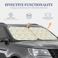 thumbnail image 2 of Lsque Bicycles And Boards 2 PCS Windshield Sun Shade | CarFoldable Window Covers | Car Accessories Reflect UV for Universal Cars SUV Truck | Large, 2 of 7