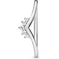 thumbnail image 2 of PANDORA Tiara Wishbone Ring Size 7.5 - 198282CZ-56, 2 of 6