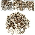 thumbnail image 2 of BUYISI For Diy Craft Wood Stars Unfinished Hollow Wooden Pieces Creative Home Decor 3Cm, 2 of 4