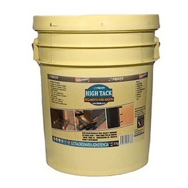 Pegamento Para Madera Extra Rápido Presto High Tack 18 Kg