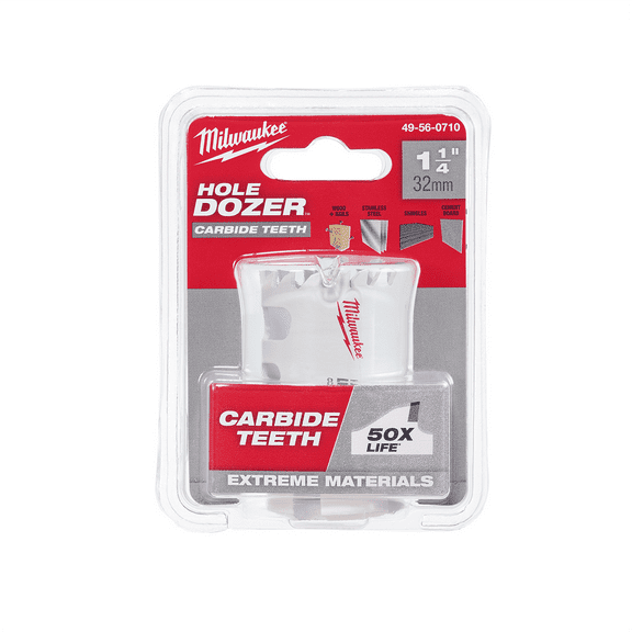 Milwaukee Tool 1-1/4" HOLE DOZER with Carbide Teeth Hole Saw