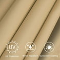 thumbnail image 4 of Topchances 6 Rib Khaki Patio Umbrella Canopies, Water-Resistant, 4 of 10