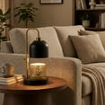 thumbnail image 5 of Better Homes & Gardens Adjustable Height Metal Shade Candle Warmer Lamp with GU 10 Bulb, Black, 5 of 5