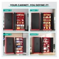 thumbnail image 5 of 6 Tier Garage Storage Cabinet with 5 Adjustable Shelves,Metal Storage Cabinet with Lock,Red Black Metal Cabinet with Locking Doors,Steel Locker,71" Lockable Storage Cabinets for Home,Office,Garage, 5 of 8