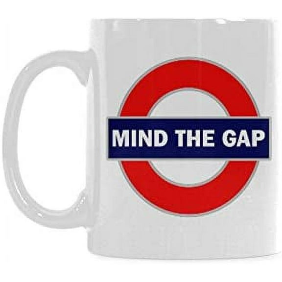 Funny climber Mug - Mind The Gap Coffee Mug Ceramic Material Mugs Tea Cup White 11oz