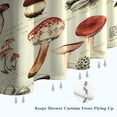 thumbnail image 6 of Brown Mushroom Sketch Beige Pattern Shower Curtain 36"x72" ,Bathroom Decorative Shower Curtains Set with 12 Hooks,Modern Waterproof Washable Shower Curtain, 6 of 6