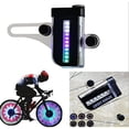 thumbnail image 2 of Paquete de 3-26 luces LED para llantas de bicicleta, luz para radios de rueda abierta y cerrada 4 piezas Sunnimix Luz de rueda de bicicleta, 2 of 8
