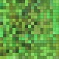 thumbnail image 1 of Ahgly Company Indoor Square Patterned Nebula Green Area Rugs, 4' Square, 1 of 6