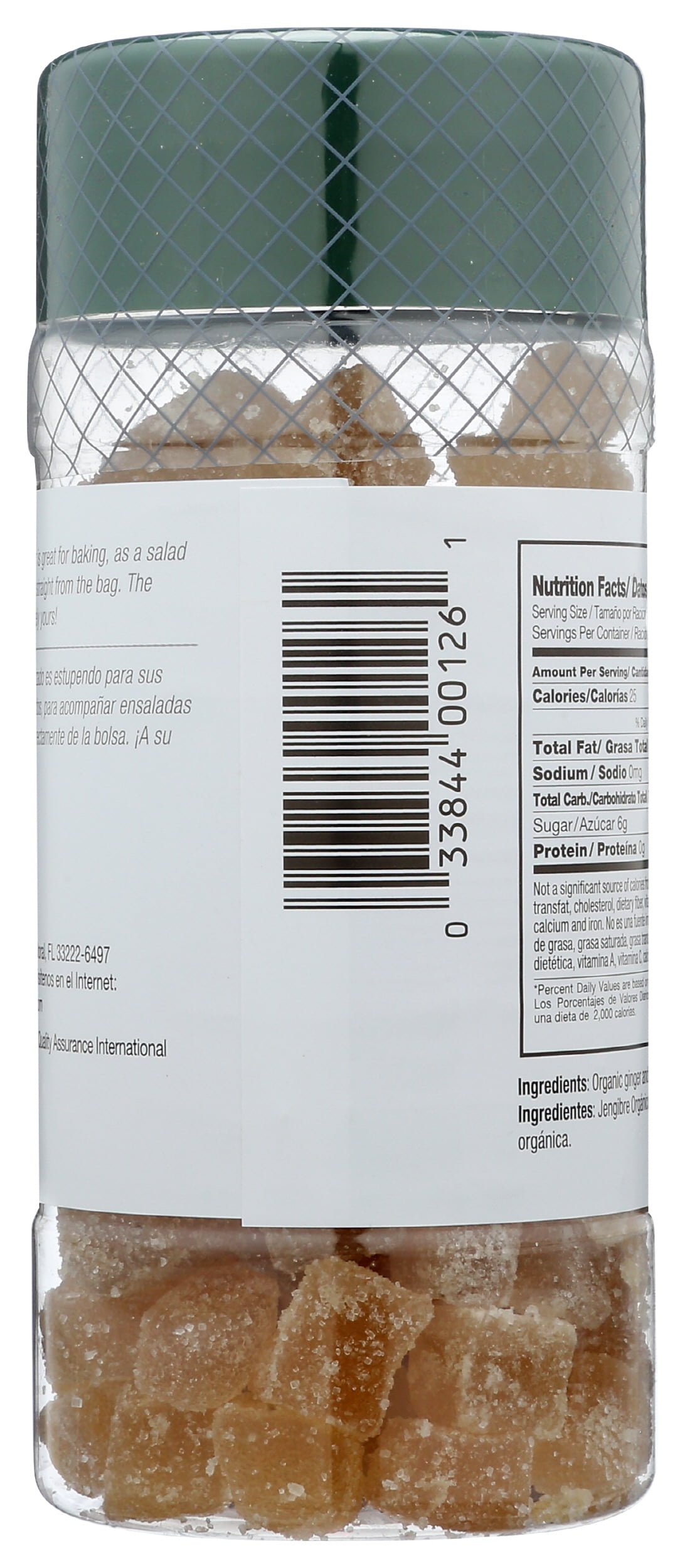 Pack of 12, Badia Organic Crystallized Ginger, 10 oz