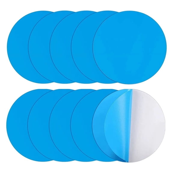10 Pcs 2.95" Vinyl Self-adhesive Pool Patch Repair Kit for Above-Ground Pool Liner Repair