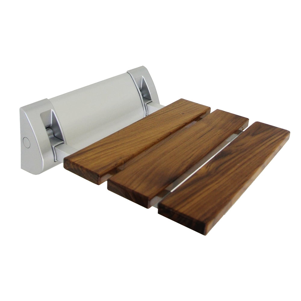 Folding Shower Bench Modern Finished 100 Teak Wood