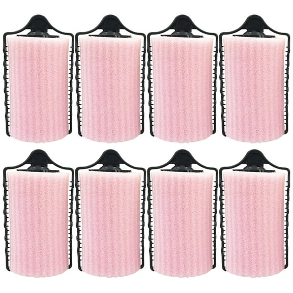 Eease 8pcs Soft Foam Hair Rollers for Heatless Curls