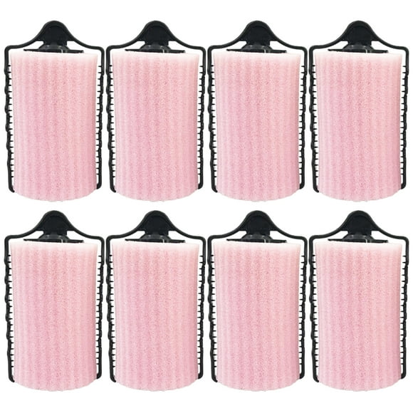 8pcs Sponge Hair Rollers Self Holding Hair Curlers Hair Styling Tools for Home Salon