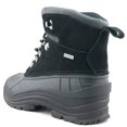 thumbnail image 2 of OwnShoe Mens Black Snow Duck Boots Insulated Winter Warm Snow Shoes Ankle Work Booties, 2 of 5
