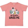thumbnail image 3 of Inktastic Zebra My Grandpa Loves Me Boys or Girls Toddler T-Shirt, 3 of 5